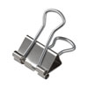 Binder Clips In Dispenser Tub, Small, Silver, 40/pack