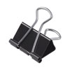 <strong>Universal®</strong><br />Binder Clips with Storage Tub, Medium, Black/Silver, 24/Pack
