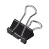 <strong>Universal®</strong><br />Binder Clip Zip-Seal Bag Value Pack, Small, Black/Silver, 144/Pack