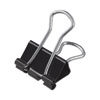 <strong>Universal®</strong><br />Binder Clips, Small, Black/Silver, 12/Box