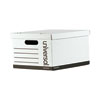 <strong>Universal®</strong><br />Basic-Duty Economy Record Storage Boxes, Letter/Legal Files, 12" x 15" x 10", White, 10/Carton
