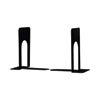 <strong>Universal®</strong><br />Economy Bookends, Standard, 5.88 x 8.25 x 9, Heavy Gauge Steel, Black, 1 Pair