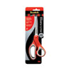Multi-Purpose Scissors, 8" Long, 3.38" Cut Length, Gray/red Straight Handle