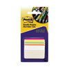 2" Angled Tabs, Lined, 1/5-Cut Tabs, Assorted Brights, 2" Wide, 24/pack