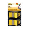 Standard Page Flags In Dispenser, Yellow, 100 Flags/dispenser