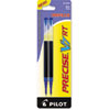 Refill for Pilot Precise V7 RT Rolling Ball, Fine Conical Tip, Blue Ink, 2/Pack