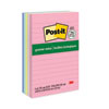 Original Recycled Note Pads, Note Ruled, 4" x 6", Sweet Sprinkles Collection Colors, 100 Sheets/Pad, 5 Pads/Pack