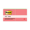 <strong>Post-it® Notes</strong><br />Original Pads in Poptimistic Collection Colors, Note Ruled, 3" x 3", 100 Sheets/Pad, 6 Pads/Pack