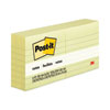 <strong>Post-it® Notes</strong><br />Original Pads in Canary Yellow, Note Ruled, 3" x 3", 100 Sheets/Pad, 6 Pads/Pack