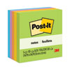 <strong>Post-it® Notes</strong><br />Original Pads in Floral Fantasy Collection Colors, 3" x 3", 100 Sheets/Pad, 5 Pads/Pack