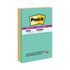 <strong>Post-it® Notes Super Sticky</strong><br />Pads in Supernova Neon Collection Colors, Note Ruled, 4" x 6", 90 Sheets/Pad, 3 Pads/Pack