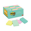 <strong>Post-it® Notes</strong><br />Original Pads in Beachside Cafe Collection Colors, Value Pack, 1.38" x 1.88", 100 Sheets/Pad, 24 Pads/Pack