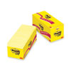 <strong>Post-it® Notes</strong><br />Original Pads in Canary Yellow, Cabinet Pack, 3" x 3", 90 Sheets/Pad, 18 Pads/Pack