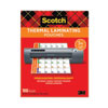 <strong>Scotch™</strong><br />Laminating Pouches, 3 mil, 9" x 11.5", Gloss Clear, 100/Pack