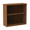 Alera Valencia Series Bookcase,two-Shelf, 31 3/4w X 14d X 29 1/2h, Modern Walnut