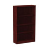 Alera Valencia Series Bookcase, Four-Shelf, 31 3/4w X 14d X 54 7/8h, Mahogany