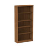 Alera Valencia Series Bookcase, Five-Shelf, 31 3/4w X 14d X 64 3/4h, Modern Walnut