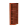 Alera Valencia Series Bookcase, Six-Shelf, 31 3/4w X 14d X 80 1/4h, Medium Cherry