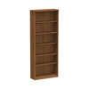 Alera Valencia Series Bookcase, Six-Shelf, 31 3/4w X 14d X 80 1/4h, Mod Walnut