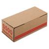 <strong>Iconex™</strong><br />Corrugated Cardboard Coin Storage with Denomination Printed On Side, 10.94 x 5 x 30.38, Orange