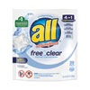 <strong>All®</strong><br />Mighty Pacs Free and Clear Super Concentrated Laundry Detergent, 39/Pack, 6 Packs/Carton
