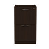 <strong>Alera®</strong><br />Alera Valencia Series Full Pedestal File, Left or Right, 2 Legal/Letter-Size File Drawers, Espresso, 15.63" x 20.5" x 28.5"