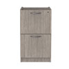 Alera Valencia Series Full Pedestal File, Left or Right, 2 Legal/Letter-Size File Drawers, Gray, 15.63" x 20.5" x 28.5"