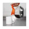 <strong>Coffee Pro</strong><br />Unbreakable Decaffeinated Coffee Decanter, 12-Cup, Stainless Steel/Polycarbonate, Orange Handle