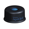 AquaBall Floating Ball Envelope Moistener, 1.25" x 1.25" x 5.38", Black/Blue