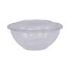 Renewable And Compostable Salad Bowls With Lids, 24 Oz, Clear, 50/pack, 3 Packs/carton