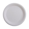 Renewable And Compostable Sugarcane Plates Convenience Pack, 6" Dia, Natural White, 50/packs, 20 Packs/carton
