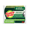 <strong>Scotch-Brite®</strong><br />Heavy-Duty Scrub Sponge, 4.5 x 2.7, 0.6" Thick, Yellow/Green, 6/Pack