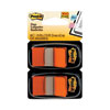 <strong>Post-it® Flags</strong><br />Standard Page Flags in Dispenser, Orange, 50 Flags/Dispenser, 2 Dispensers/Pack