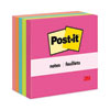 <strong>Post-it® Notes</strong><br />Original Pads in Poptimistic Collection Colors, 3" x 3", 100 Sheets/Pad, 5 Pads/Pack
