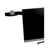 Swing Arm Copyholder, Adhesive Monitor Mount, 30 Sheet Capacity, Plastic, Black/Silver Clip