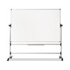 <strong>MasterVision®</strong><br />Earth Silver Easy Clean Mobile Revolver Dry Erase Boards, 48 x 70, White Surface, Silver Steel Frame