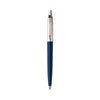 Jotter Ballpoint Pen, Retractable, Medium 1 mm, Blue Ink, Royal Blue/Chrome Barrel
