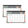 Sophie Desk Pad, Sophie Floral Artwork,17 x 11, Multicolor Sheets,Black Binding, Clear Corners,12-Month (Jan-Dec): 2023