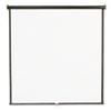 Wall or Ceiling Projection Screen, 84 x 84, White Matte Finish