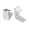 <strong>Quartet®</strong><br />Flexible Metal Cubicle Hangers, For 1.5" to 2.5" Thick Partition Walls, Silver, 2/Set