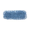 Mop Head, Dust, Looped-End, Cotton/Synthetic Fibers, 24 x 5, Blue