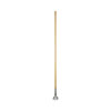 <strong>Boardwalk®</strong><br />Clip-On Dust Mop Handle, Lacquered Wood, Swivel Head, 1" dia x 60", Natural