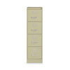 Vertical Letter File Cabinet, 4 Letter-Size File Drawers, Putty, 15 x 22 x 52