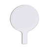 Dry Erase Paddle, 9 x 5, White Surface, 12/Pack