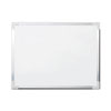Framed Dry Erase Board, 48 x 36, White Surface, Silver Aluminum Frame
