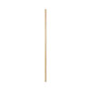 Threaded End Broom Handle, Lacquered Hardwood, 0.94" dia x 54", Natural