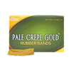 Pale Crepe Gold Rubber Bands, Size 19, 0.04" Gauge, Crepe, 1 Lb Box, 1,890/box