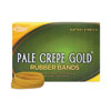 Pale Crepe Gold Rubber Bands, Size 32, 0.04" Gauge, Crepe, 1 Lb Box, 1,100/box