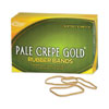 Pale Crepe Gold Rubber Bands, Size 33, 0.04" Gauge, Crepe, 1 Lb Box, 970/box