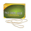 Pale Crepe Gold Rubber Bands, Size 117b, 0.06" Gauge, Crepe, 1 Lb Box, 300/box